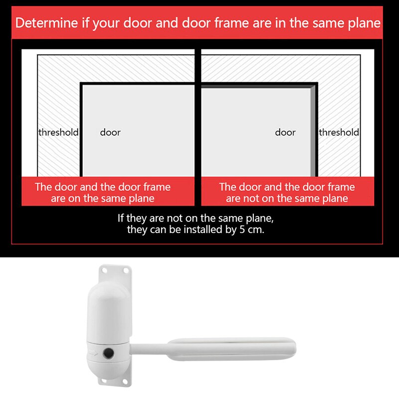 Closes 68KG Doors 1 Set Mini Auto Closing Adjustable Mini Gate Screen Surface Fire Rated Spring Door Closers