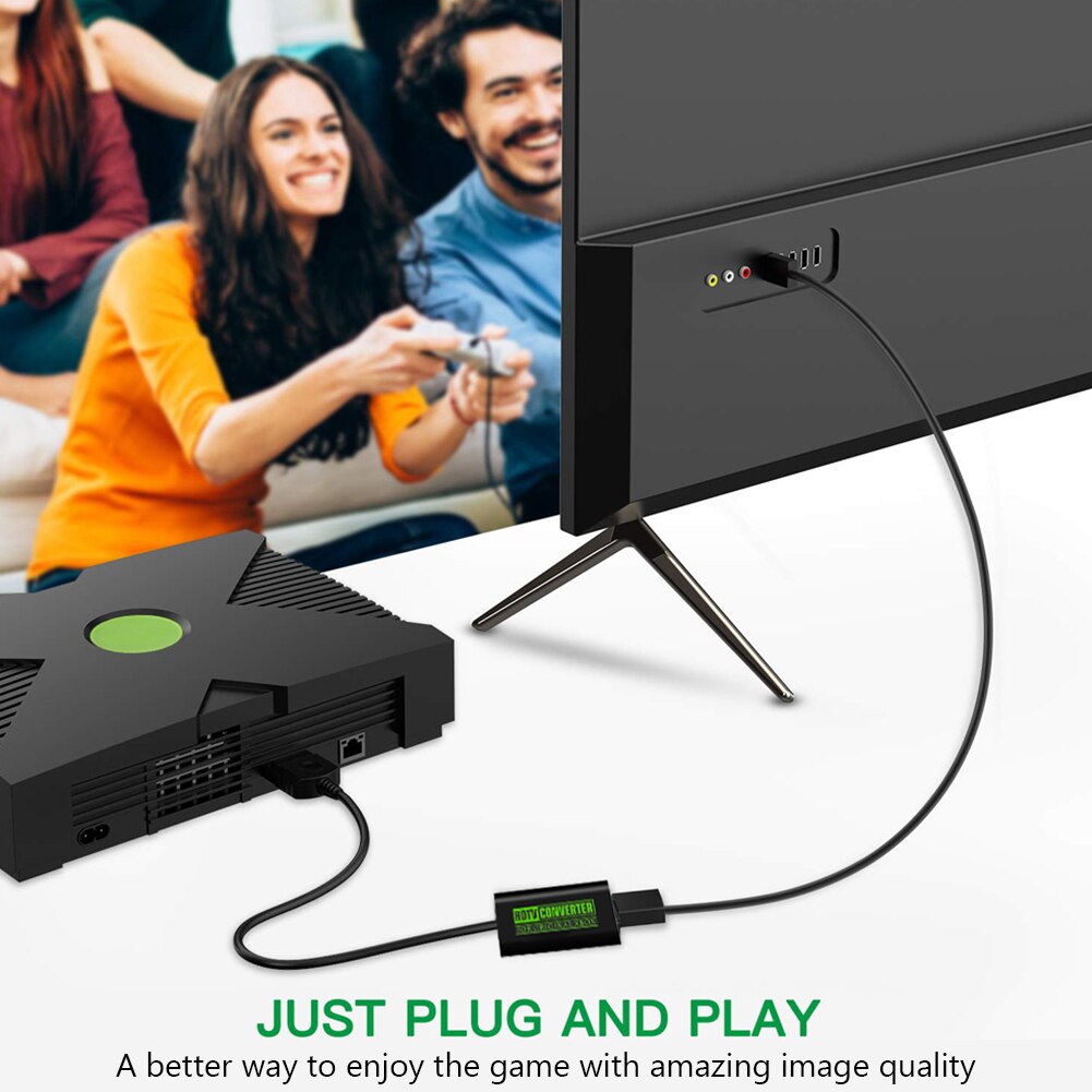 Original Console For Xbox To HDMI-compatible Converter Digital Video Audio Adapter for XBOX 480P 720P 1080i for HDTV Monitor
