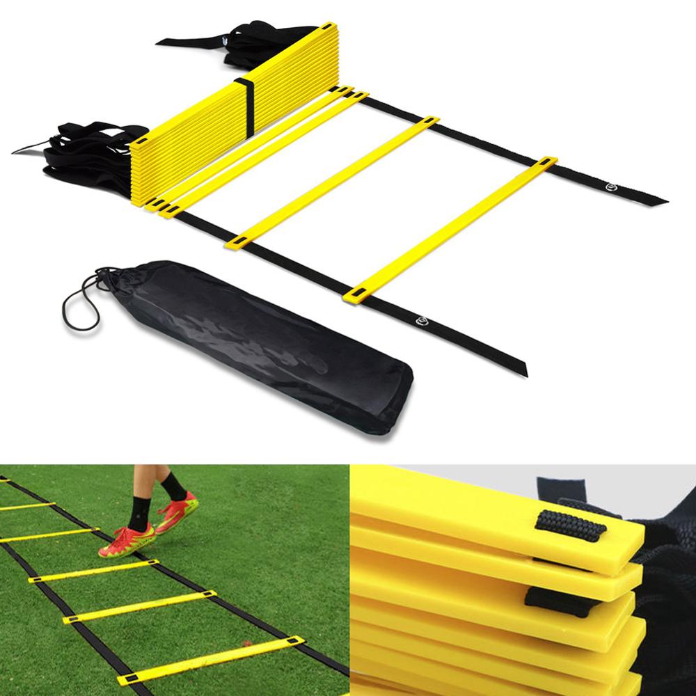 gym Velocidad de agilidad escaleras para entrenar velocidad de agilidad escalones de escalera ágil escalera para Fitness fútbol velocidad escalera equipo