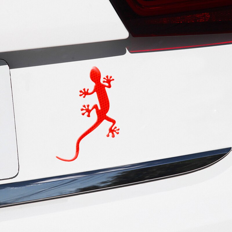 Auto Reflektierende Streifen Gecko Form Warnband Reflektor Aufkleber Decals Mark für Nacht Fahren B2Cshop