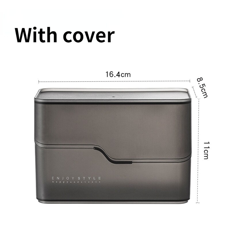 Portable Transparent Makeup Organizer Storage Box Acrylic Make Up Organizer Cosmetic Organizer Makeup Storage Drawers Organizer: Style6-Grey