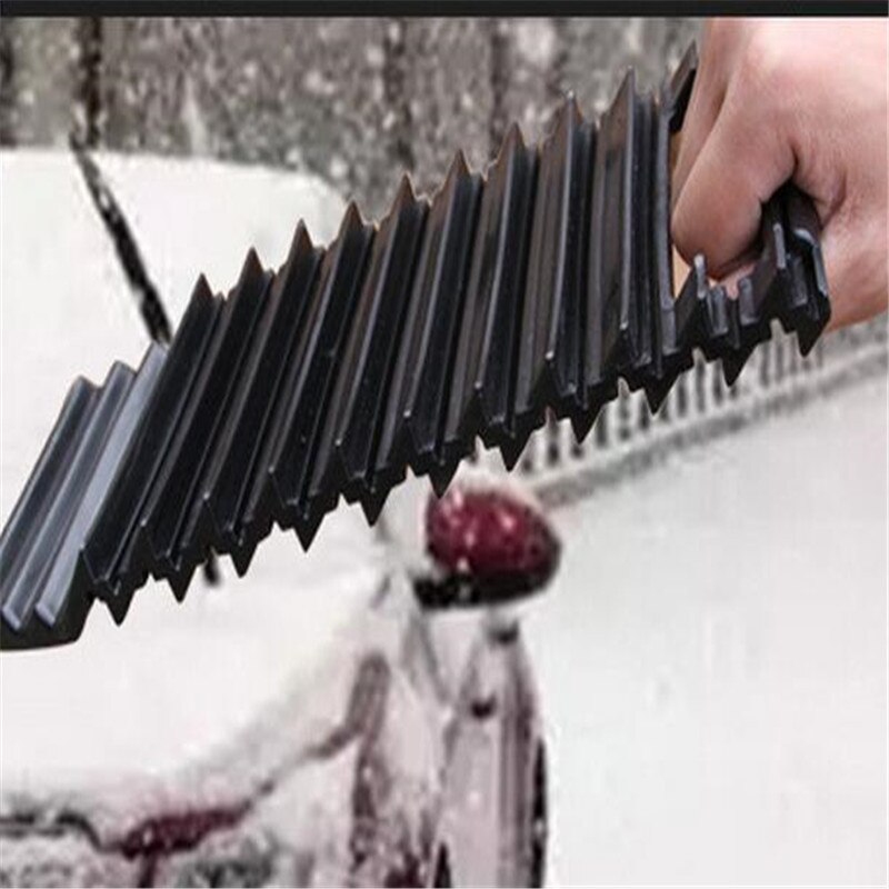 Ablack 32.5cm gummidækgreb spor sne mudder sandmåtteplade escaper trækkraftmåtter til bilvejsproblemer klarere
