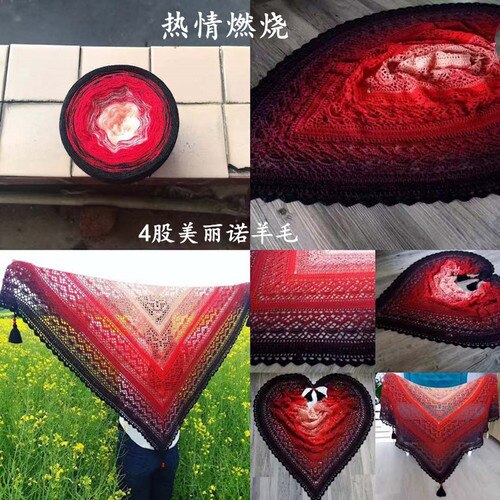 1 Pc Comfortabele Wol Blend Garen Kleding Naaien Garen Hand-Geweven Sjaals Hoed Garen Gehaakte Breien Garen: 1