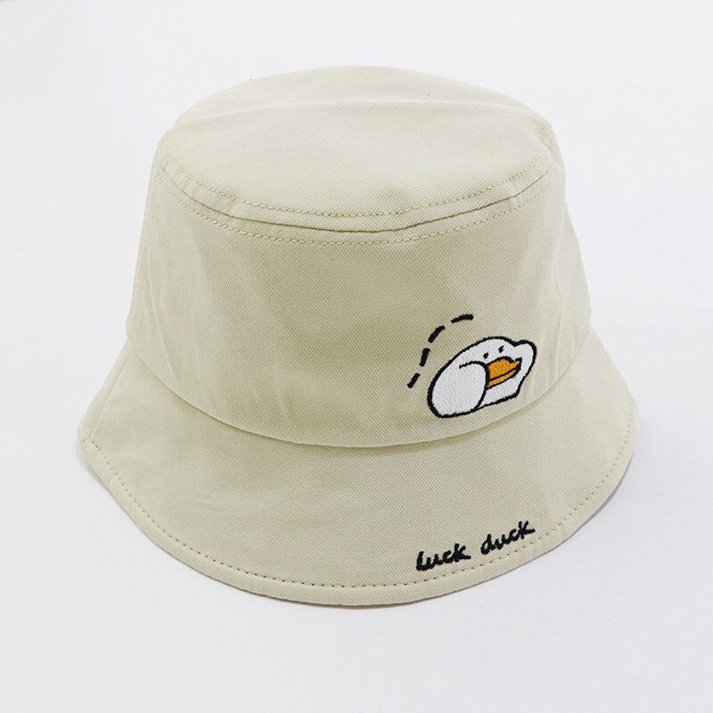 Vår sommar härlig tecknad baby hattar barn pojkar flickor strandmössor bomull sol hattar fiskar hattar: Beige