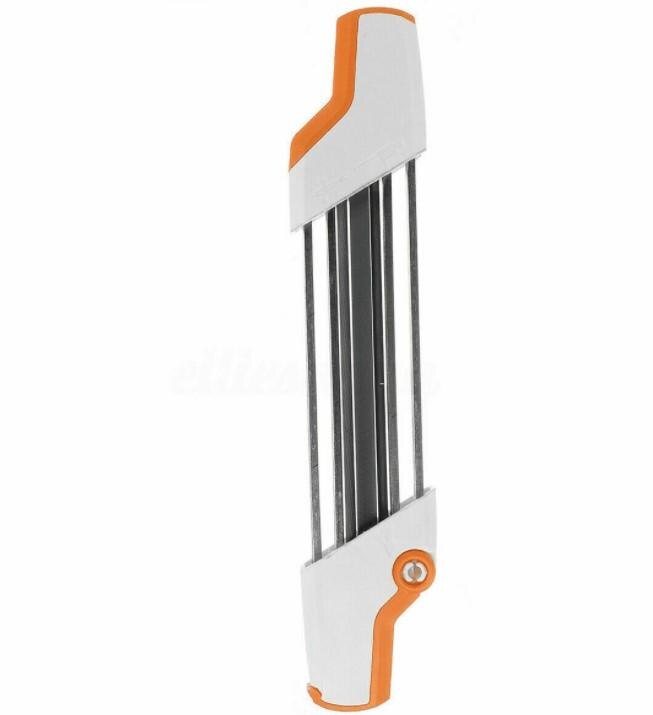 2 In 1 Metal Easy Chainsaw Chain File Sharpener 3/8 Inch P 4.0mm Replace For Stihl Chain: Default Title