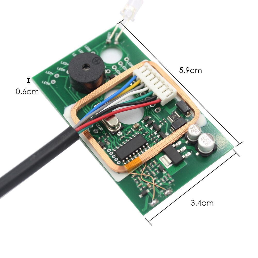 125KHz RFID Card Reader access controler Dual frequency Access Control 13.56MHz Card Reader door access control system kit