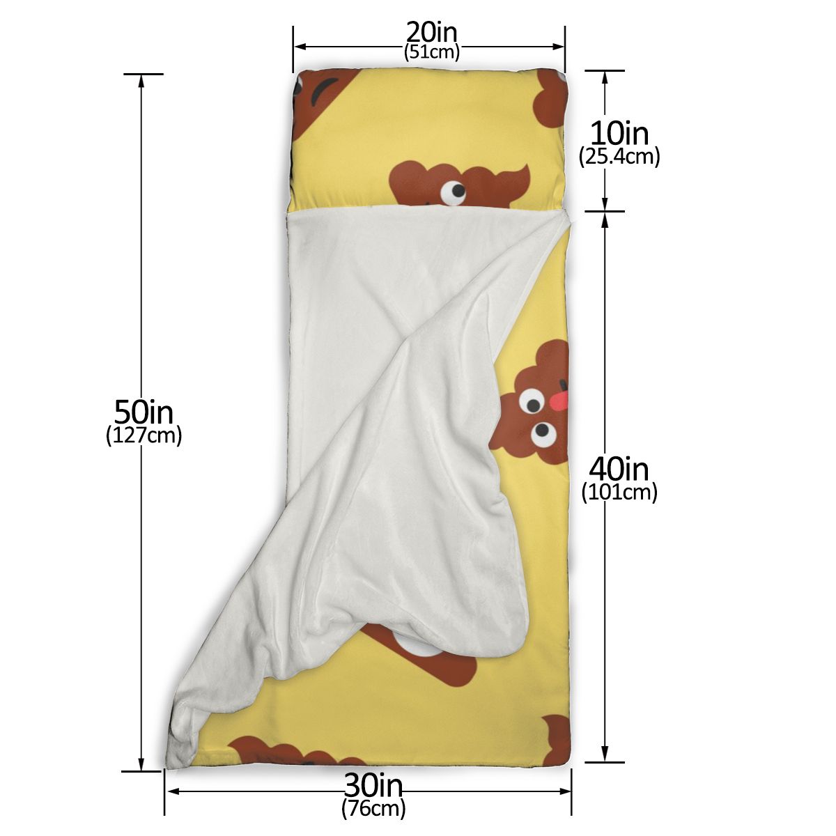Dessin animé caca Illustration matelas enfant en bas âge sieste tapis de couchage maternelle enfants ensemble de literie avec oreiller