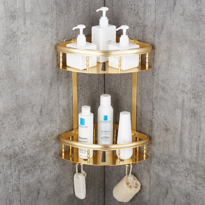 Bathroom Accessories Set Towel Rack Toilet Brush Holder Bathroom shelves Robe Hook Aluminum Bath Hardware