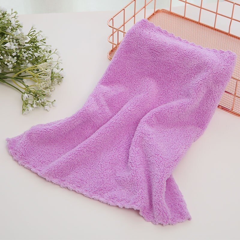SINSNAN 30X30 cm Microfiber Gezicht Handdoek China Super Zachte Absorberende Handdoek Kleine Keuken Handdoeken Sneldrogende Multipurpose Handdoeken: purple