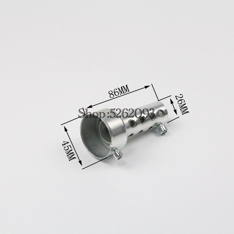20pcs Universal Motorcycle Exhaust Silencer DB Killer Muffler Baffle Insert Silver Noise Sound Eliminator 35/42/45/48/60MM MF011: A