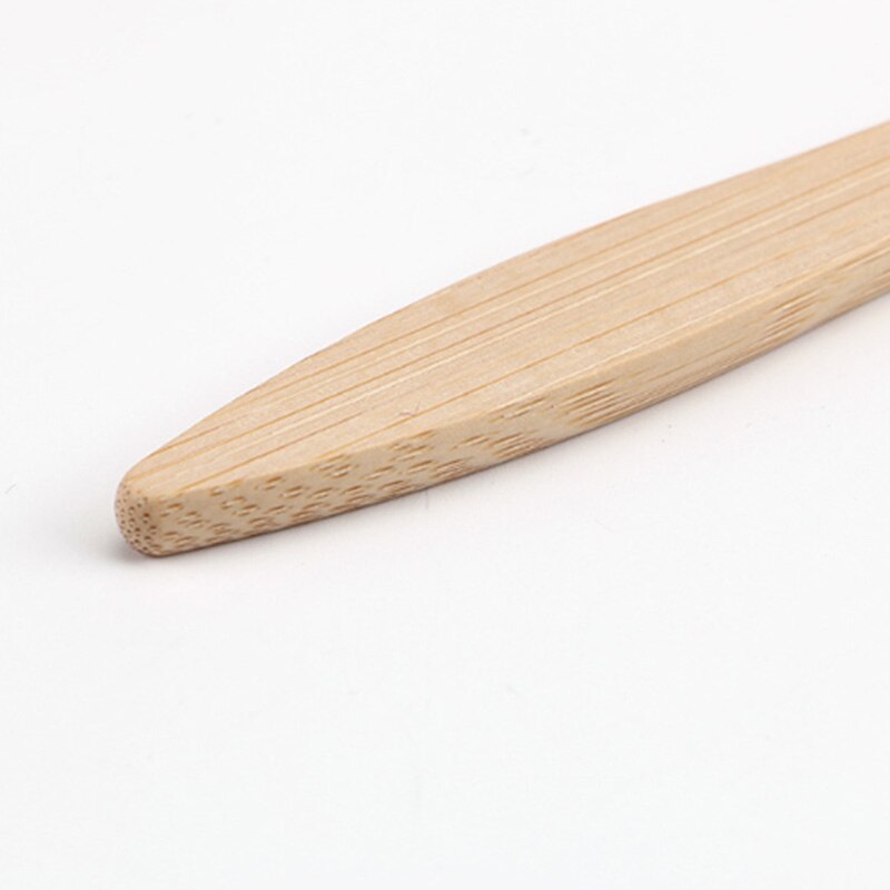 Brosses à dents en bambou naturel, poils écologiques sans BPA, paquet de 12