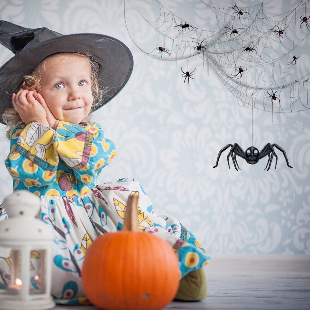 Halloween Wall Stickers Spider Web Self-adhesive Wall Paintings PVC Removable Window Decal Festival Party Backdrops Room Decor