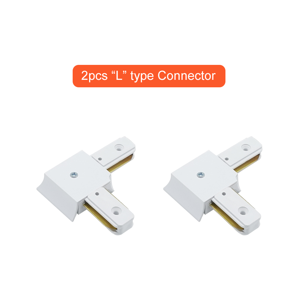 LED-Spur-Stelle Beleuchtung Schiene Spur Streifen 0,5 m 1m Weiß Schwarz 2 Draht Spur 2 Teile/los Schiene Streifen stecker Für Spur Licht führen: veränderbar