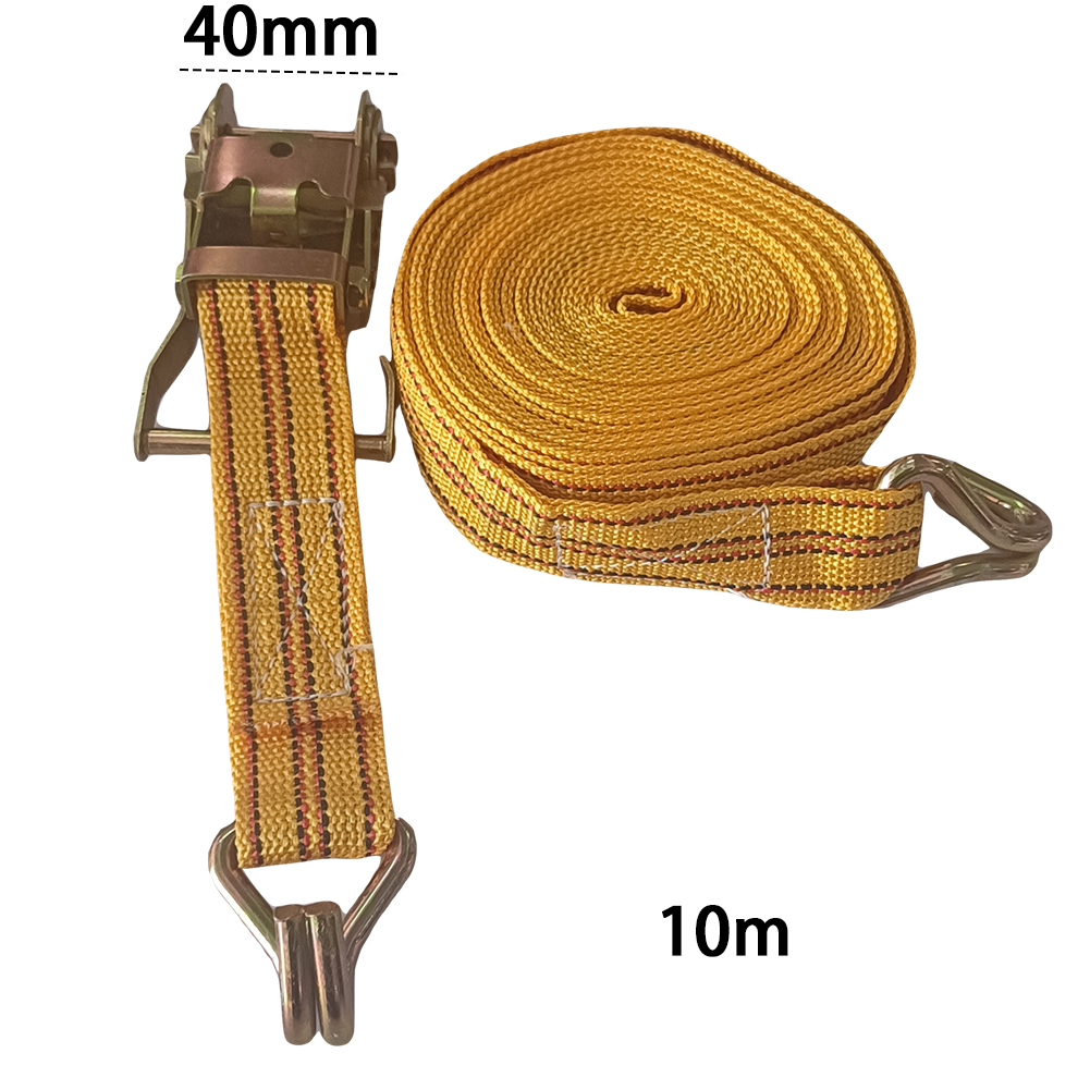 Nuovo cinturino di ancoraggio forte cintura a cricchetto bagagli carico tenditore di ancoraggio cinghia con fibbia in metallo cinghie di carico cinghia di reggiatura per camion