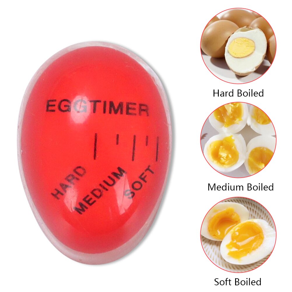 Eggtimer Kitchen Gadget Sets Time Timer Perfect Egg Changing Color Resin Material Temperature Cooking Gadgets Accessories Garden