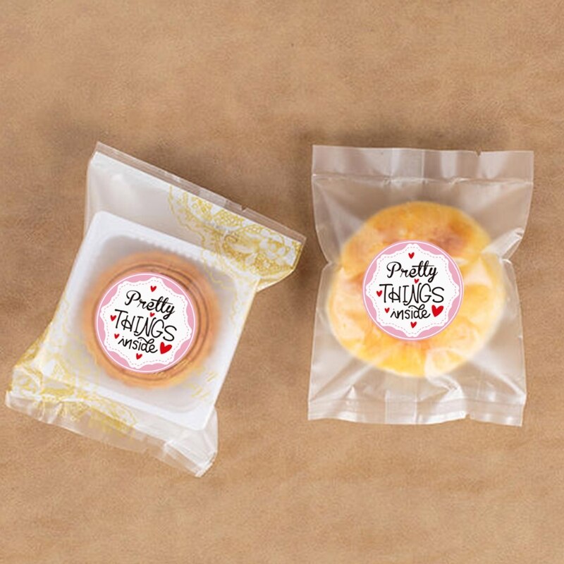 "mooie dingen binnenin" letters print label sluitstickers knutsel per rol briefpapier plakband sluitstickers bakpapier stickers