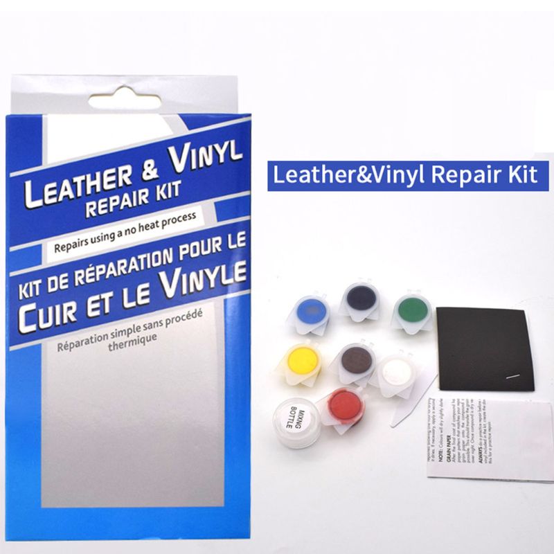 Sofas Leather Vinyl Repair Tool DIY Kit No Heat Liquid Car Seat Hole Rips Burns