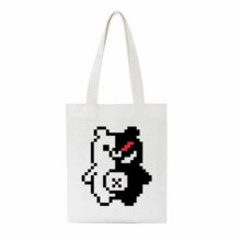 Janpan Anime Kokichi Oma Women Harajuku Casual Female Shoulder Canvas Bag Large Capacity Tote Bag Reusable Ladies Shopping Bags