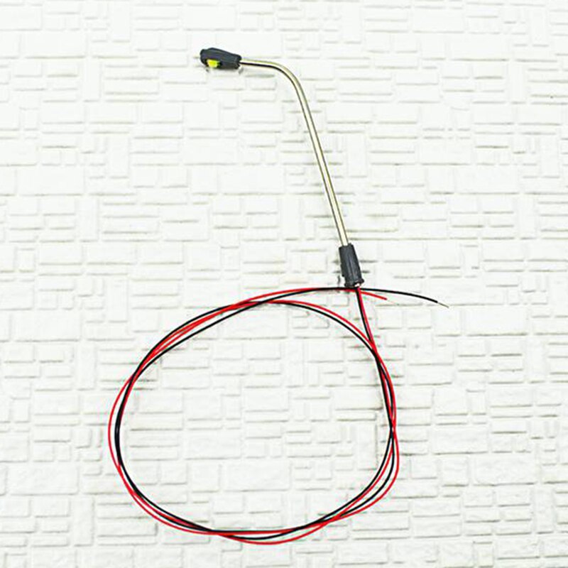 50 sztuk 1:150 Model światła uliczne pociąg kolejowy lampa LED pejzaż z ogrodem światło zewnętrzne oświetlenie zewnętrzne DIY gra piaskownicy