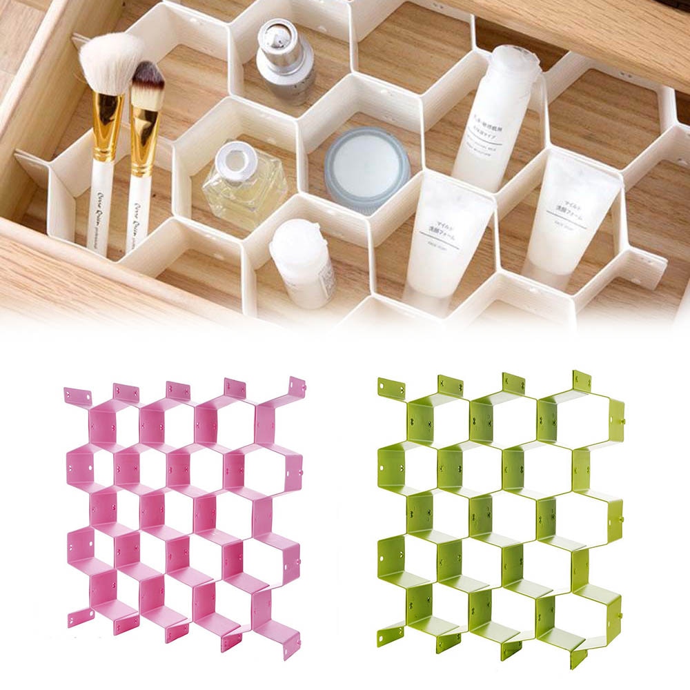 Schublade Waben Schindel Partition Teiler Kasten Separator DIY Netz Lagerung Organizer Zell Sortierung Höschen Socken