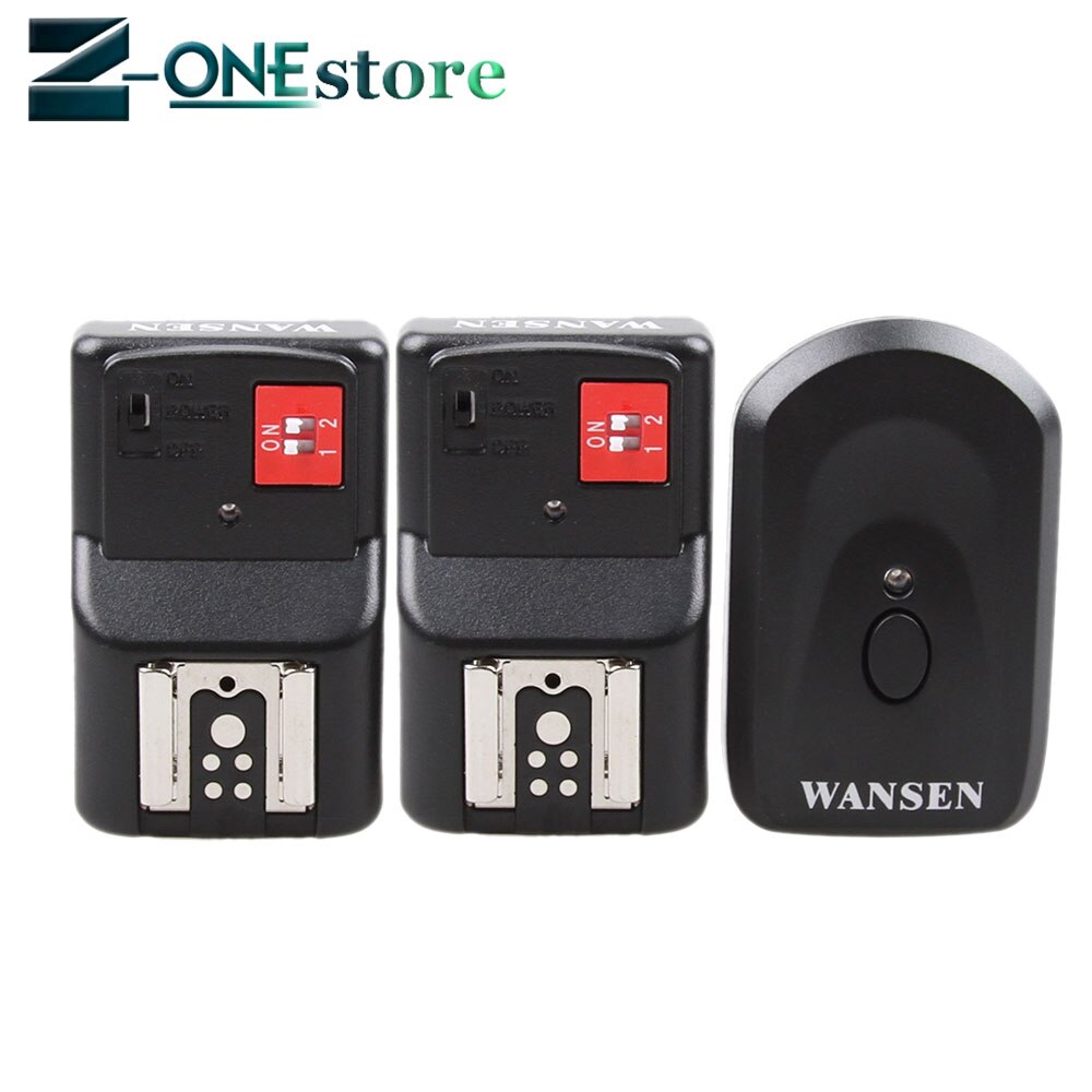Speedlite-disparador de Flash Universal inalámbrico, 4 canales, , para Canon, Nikon, Pentax, Olympus, PT-04GY,: Black