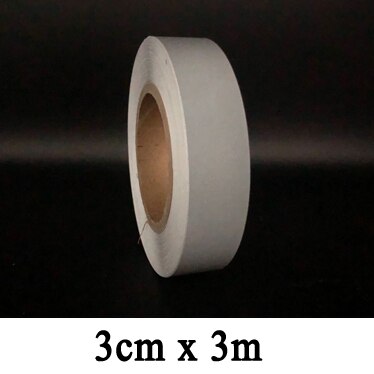 Reflective Tape Highly Visible Band Polyester Chemical Fiber DIY Self-Adhesive: 3cmx3m