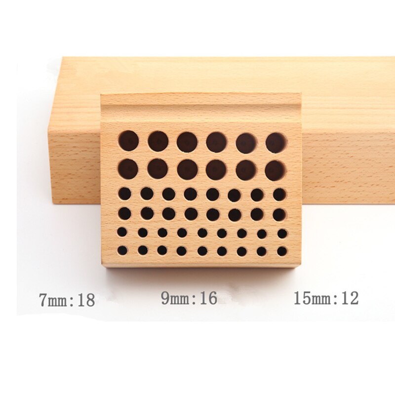 Leather Tool Holder Wooden diy Craft Organizer Wood Box Leathercraft Tools Storage Box