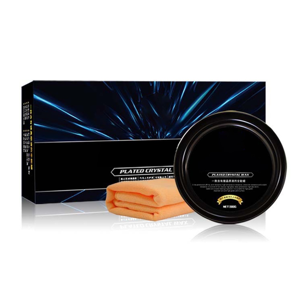 300ml AutoCare cuidado de la pintura de cera dura Reparación de arañazos mantenimiento de cera de pintura de coche de cera con toalla gratis pulido de coche pasta de cera