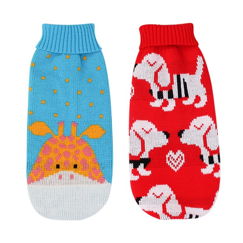Vêtements d'animaux de dessin animé | Manteaux d'automne et d'hiver pour petit chien chat Chihuahua, vestes pour animaux de compagnie, doux et chaudes, vêtements pull-over Kawaii pour chiens