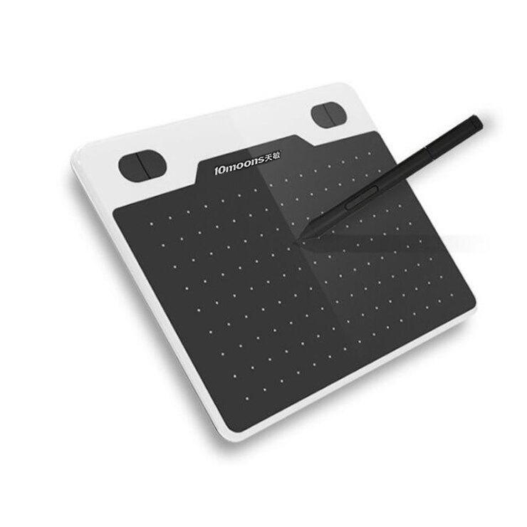 10Moons T503 Ultralight Graphic Tablet 8192 Levels Digital Drawing Tablet Battery-Free Pen Compatible for and roid Device: Default Title