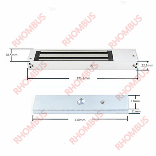 180kg 400lbs Force 12v Visible Installation for Single Door E- Magnetic Lock/electromagnetic Door Lock/magnetic Lock