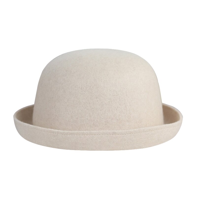 Chapeau rond polyvalent pour femme, chapeau à bord court, à la , pour l'extérieur, printemps et automne: Beige