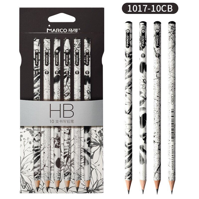 Conjunto de lápices de grafito para niños escolares con de artista HB de café lechoso a la de Andstal Marco: 10pcs China Paints A