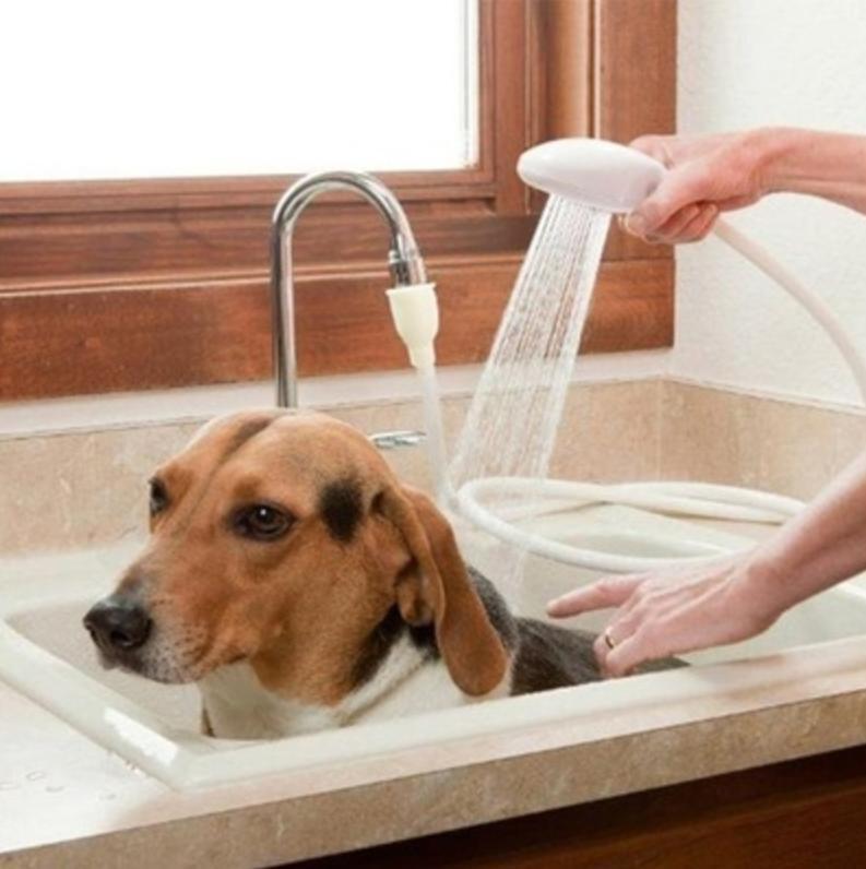 Huisdier Kat Hond Bad Douche Sproeikop Multifunctionele Honden Water Spuit Schoonmaken Baden Apparaat Huisdier Accessoires 1.2 M