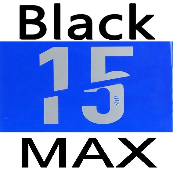 VICTAS V 15 STIFF Table Tennis Rubber (Power &amp; Spin) Pips-in Original VICTAS V15 Stiff Ping Pong Sponge: black MAX