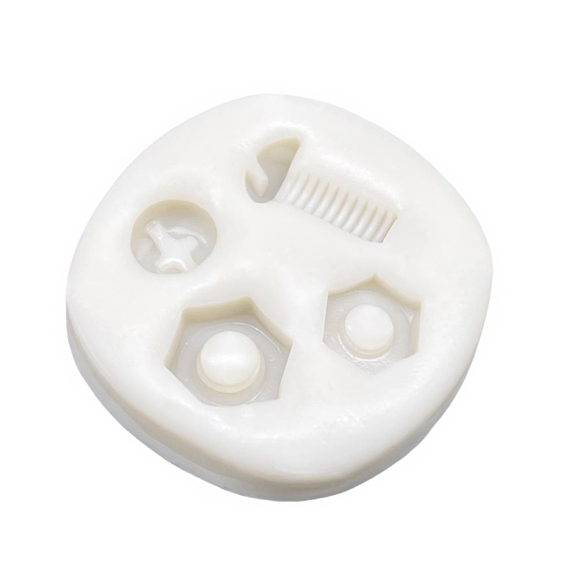 Bouten Moeren Siliconen Mal Sugarcraft Cupcake Bakvorm Fondant Taart Decoreren Gereedschappen