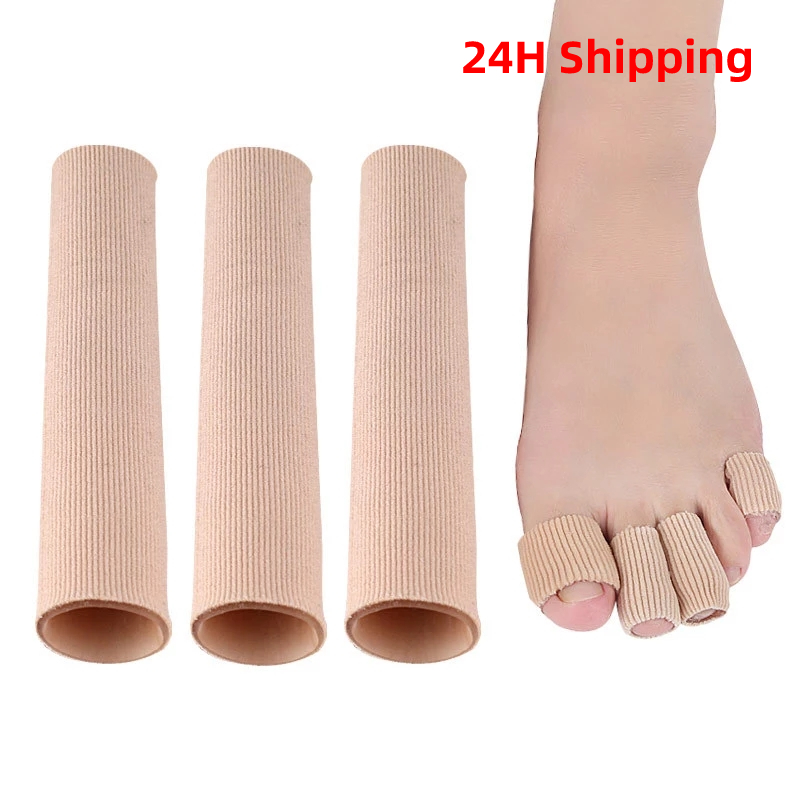 1Pcs Siliconen Vinger Teen Protector Separator Stof Applicator Corn Eelt Remover Hand Pijnbestrijding Zachte Buis Voetverzorging Pedicure