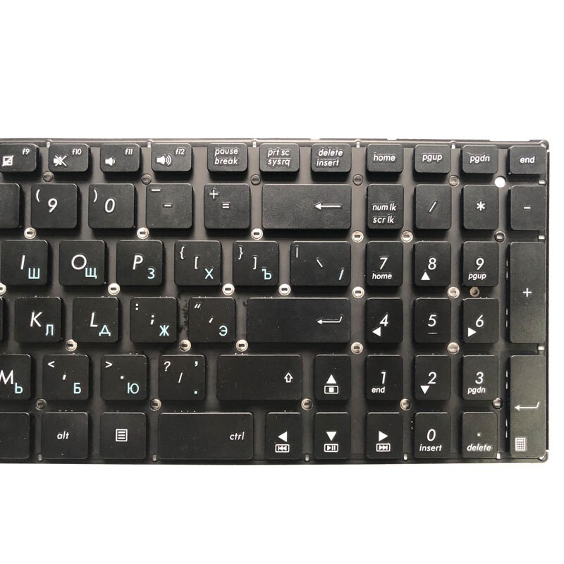 Rosyjski klawiatura do asus X553 X553M X553MA K553M K553MA F553M F553MA czarny RU klawiatura laptopa
