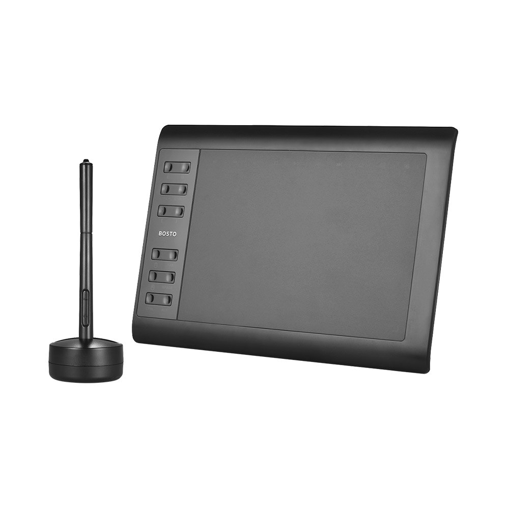 Tableta Digital Bosto 1060 Plus 10 ''* 6'' 8192 Nivel de presión tableta gráfica Tabla de dibujo pintura tablero de escritura tableta Pad