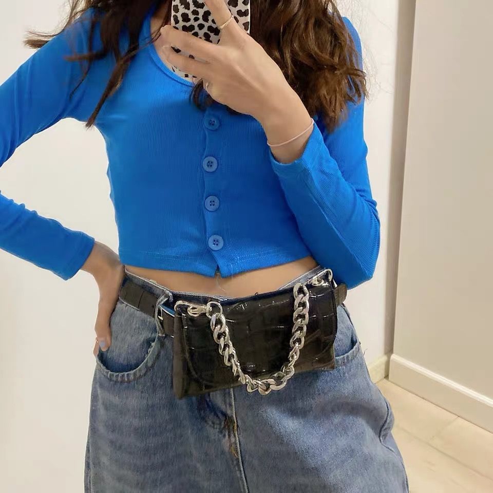 Bandolera de hombro de piel sintética con estampado de cocodrilo para mujer, bolso de mano femenino