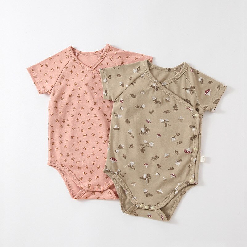0-24M Pasgeboren Kind Baby Jongens Meisjes Kleding Zomer Katoenen Romper Korte Mouw Leuke Jumpsuit Mooie Baby Clohting outfits