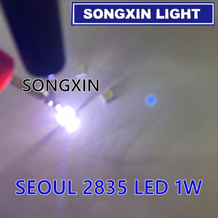 1000pcs SEOUL High Power LED LED Backlight 1210 3528 2835 1W 100LM Cool white SBWVT120E LCD Backlight for TV TV Application