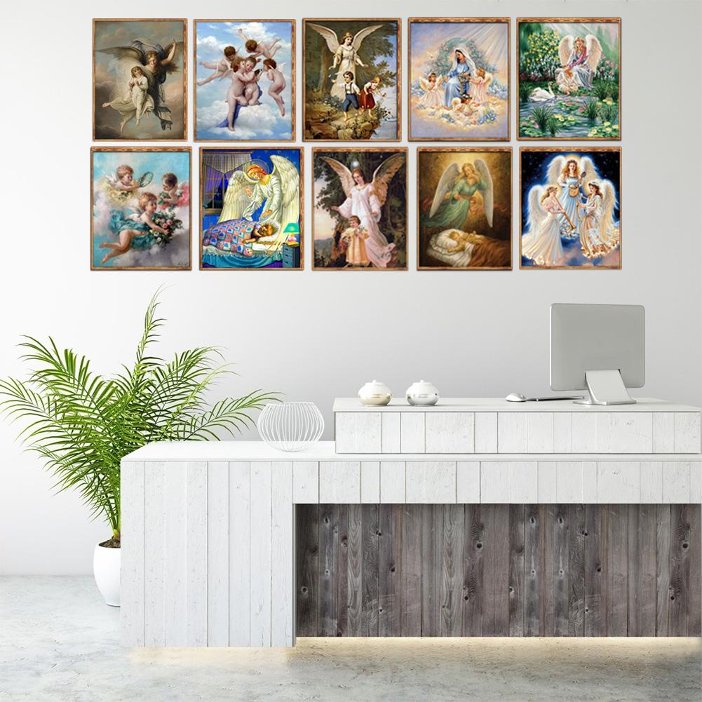 5D DIY Full Drill Diamond Painting Angel Cross Stitch Craft Embroidery Oxidation Resistance Irradiation Resistance Mosaic
