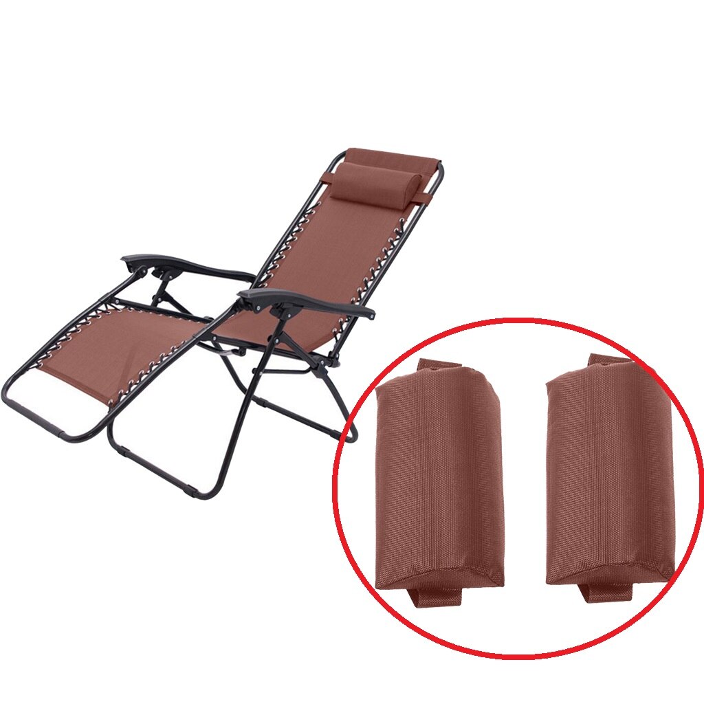 2 stk nakkestøtte udskiftning pudehovedpude til gårdhave foldbare lænestole