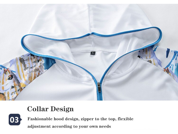Camisa de pesca con protección solar para hombre, sudadera transpirable de secado rápido con capucha, protección UV para exteriores, ropa de verano