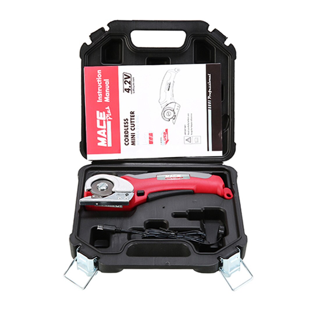 4.2V Cordless Electric Scissors ,Rotary Cutter for Fabric,Cloth and Cardboard Cutter, Multi-Cordless Cutting Tool With Box: Default Title