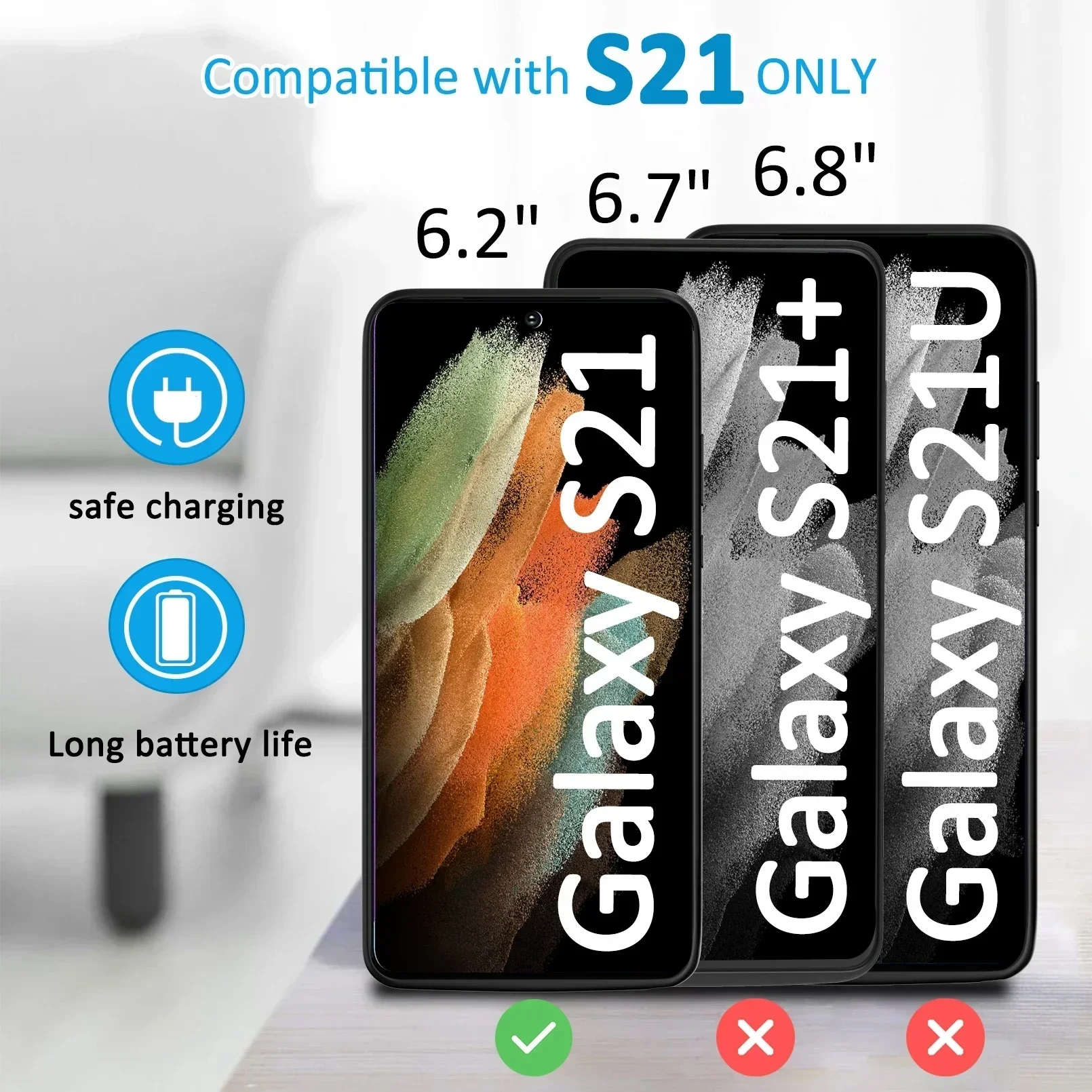 Power Case battery charger case charging PowerBank For Samsung Galaxy Note 20 Ultra 8 9 10 S8 S9 S10 S20 S21 S22 Plus Ultra S10e