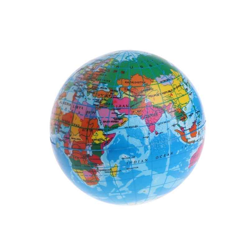 Fast Rising Squeeze Antistress Stress Relief World Map Ball Planet Earth