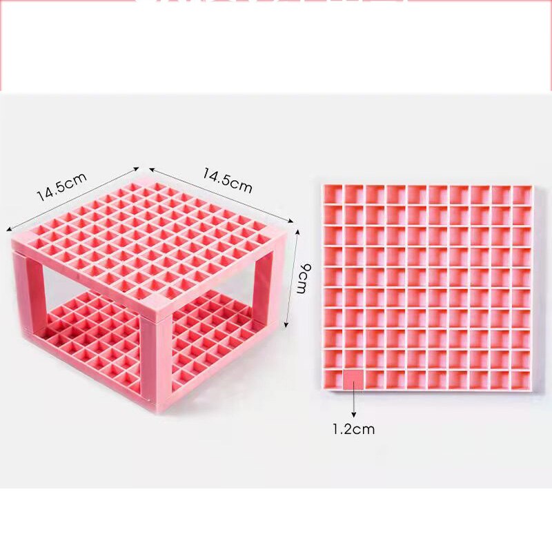 Multifunktionale Stift Halfter 96 Gitter Für Malerei Pinsel Halfter Farbe Stift Regal Lagerung Kasten Kunst Liefert: Rosa
