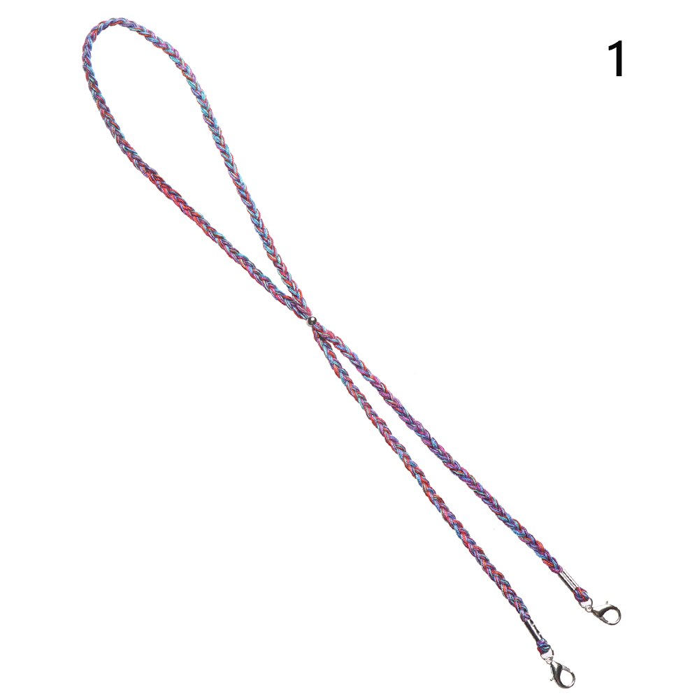 1pc polyester brillenkettingen, antislip brillenkoorden, brillenkettingen, zonnebrillenaccessoires: 1